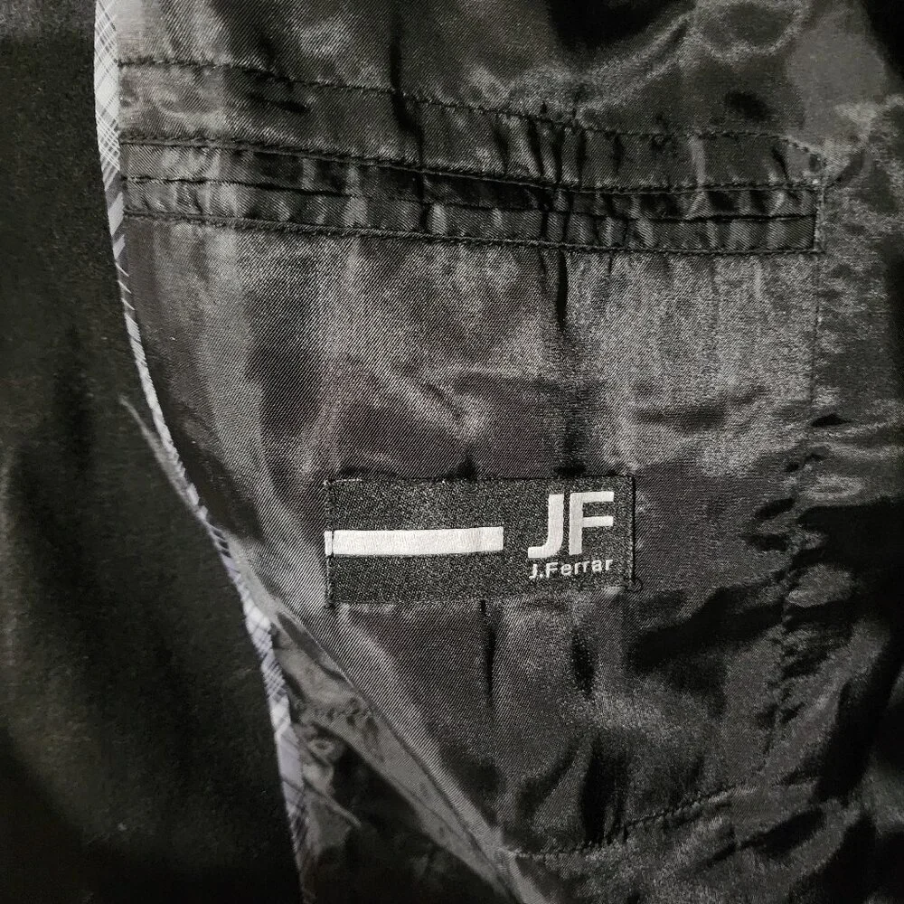 NWT Jf j.ferrar men’s wool bland pea coat black medium